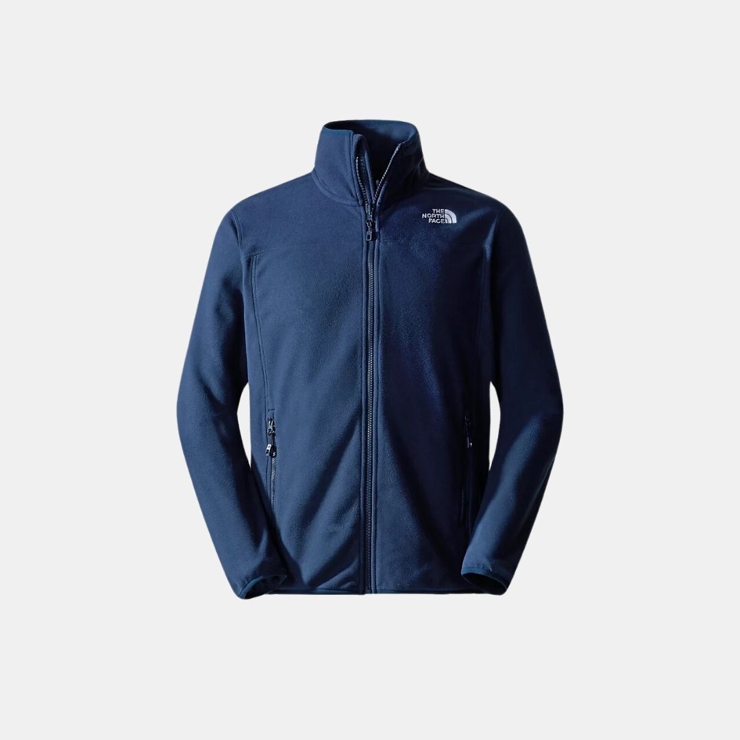 TheNorthFace100GlacierFullZipFleeceJacketSummitNavy