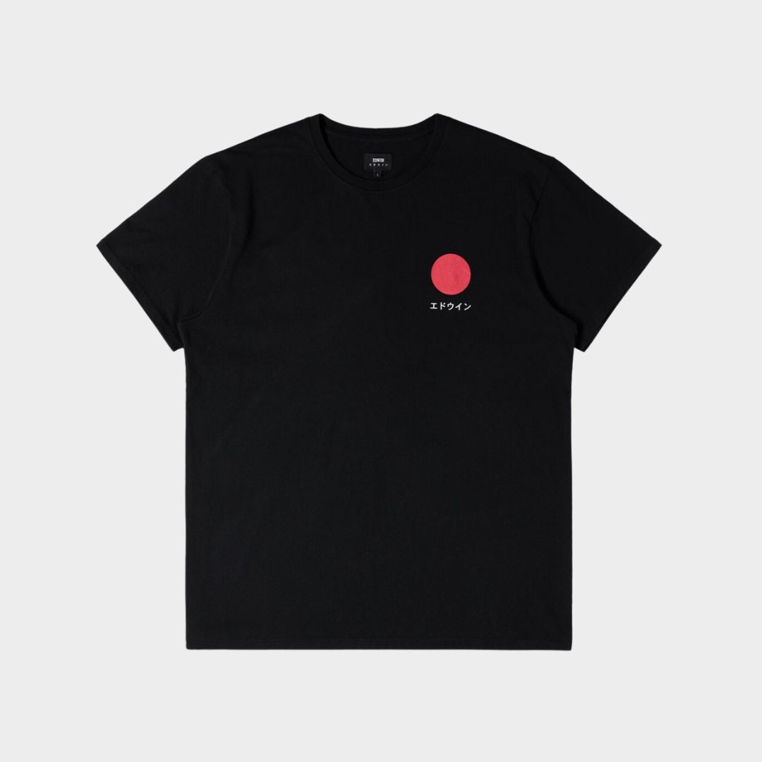 edwin japanese sun t shirt black