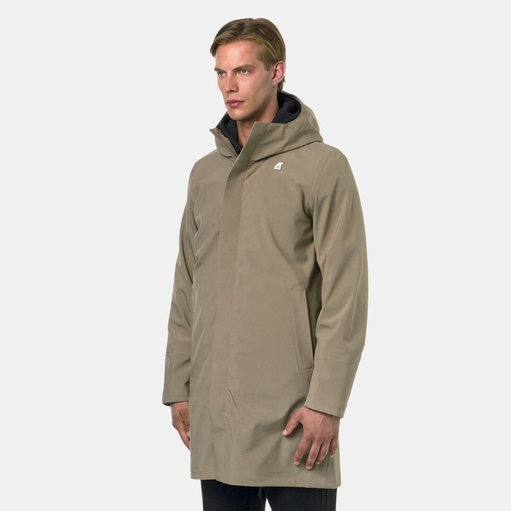 K-Way giubbotto kway uomo beige thomas bonded 