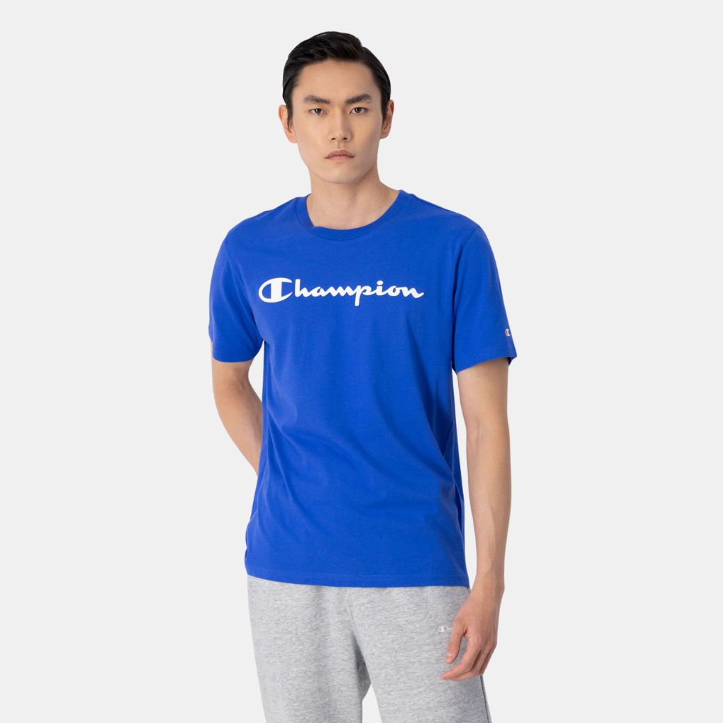 Champion T-Shirt 218531 Blue – Brands Democracy
